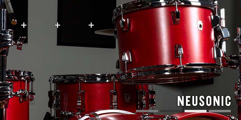 Ludwig Neusonic Diablo Red Drum Kit